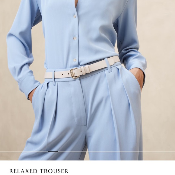 EUC Banana Republic size 00P Black Relaxed Trouser - Picture 4 of 5